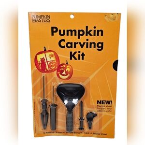 2007 Pumpkin Masters Halloween Carving Kit - Complete 12 Patterns‎ Vampire Bat